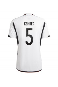 Saksa Thilo Kehrer #5 Jalkapallovaatteet Kotipaita MM-kisat 2022 Lyhythihainen